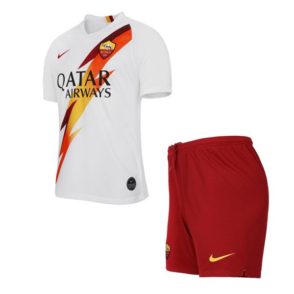 Camiseta AS Roma 2ª Kit Niño 2019 2020 Blanco
